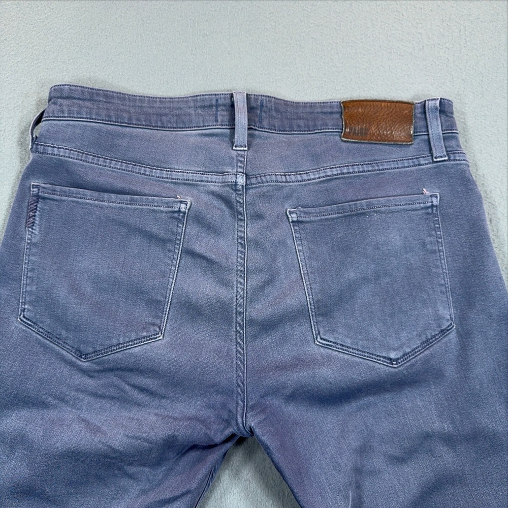 Paige Lennox Slim Fit Jeans Mens 34 Blue Gray Stretch Denim Pants